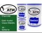 Preview: Chevrolet, Dark Hunter Green Metallic, 36 / WA9210: 500ml Lackdose + 500ml Klarlack + 250ml Härter - Set, von ATW Autoteile West.